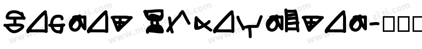 Secret Typewriter字体转换